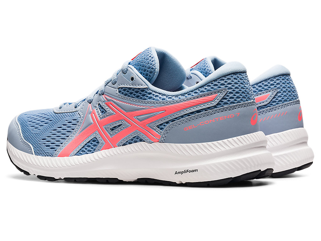 Sapatos de Caminhada Asics Gel-Contend 7 Feminino Branco Coral | 4785-TUBHI