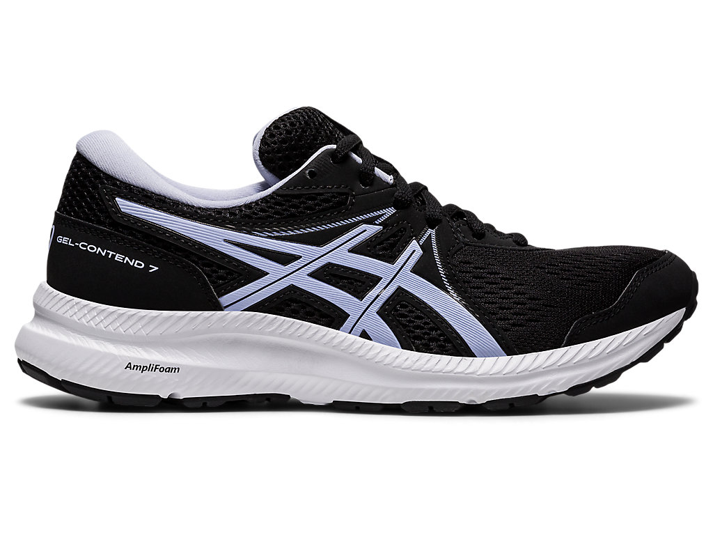 Sapatos de Caminhada Asics Gel-Contend 7 Feminino Pretas Roxo | 6380-ZLETJ