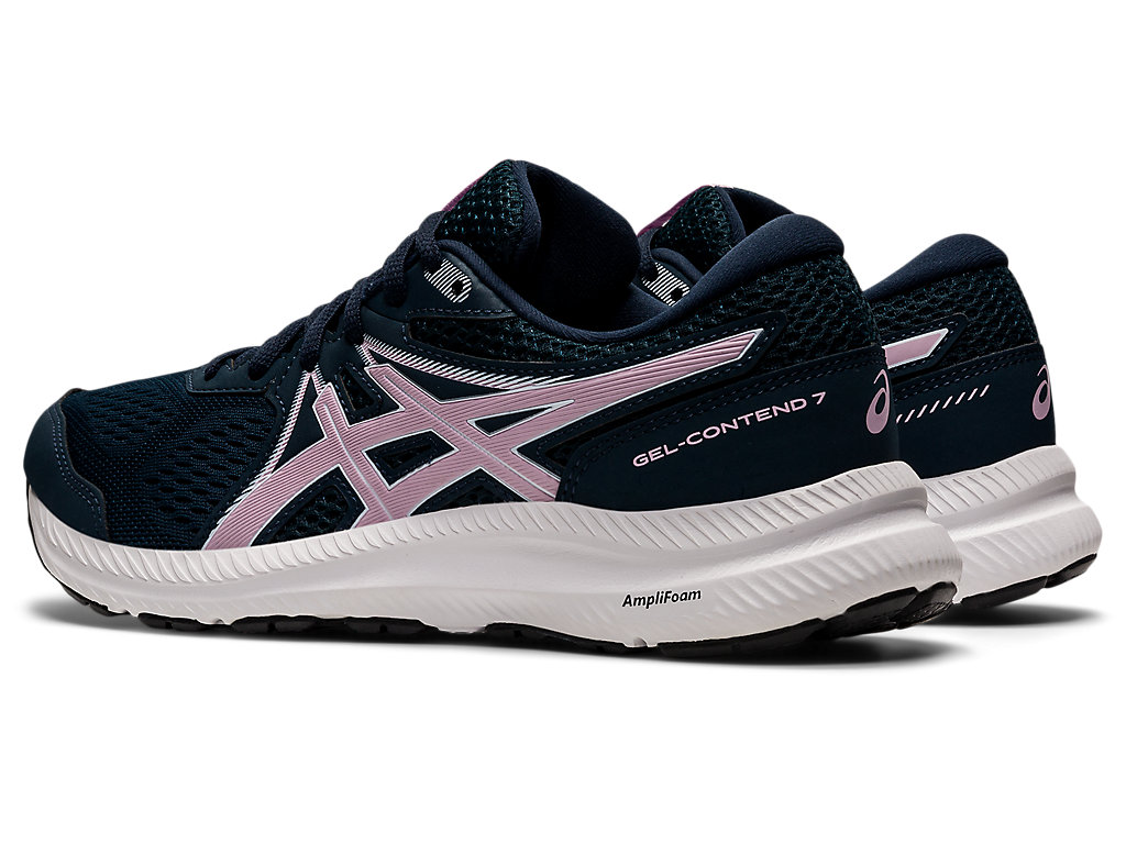 Sapatos de Caminhada Asics Gel-Contend 7 Feminino Azuis Rosa | 9417-AYTBD