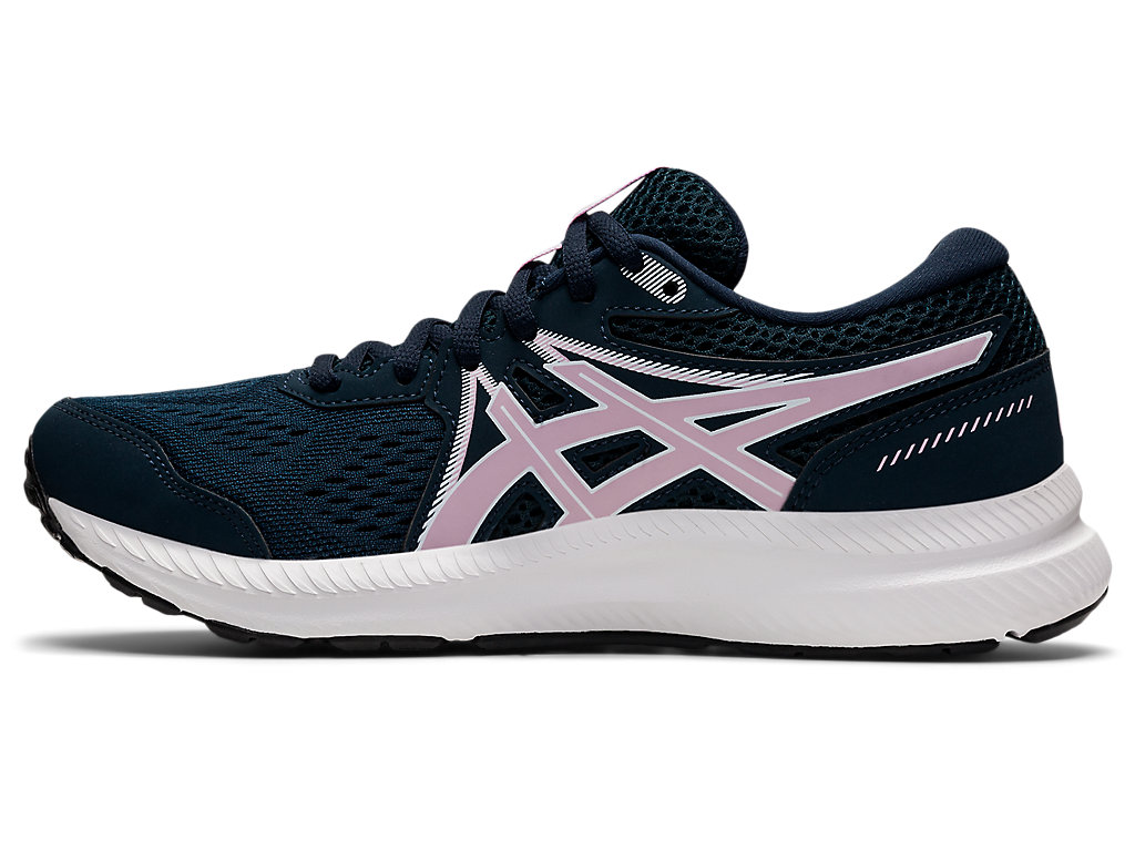 Sapatos de Caminhada Asics Gel-Contend 7 Feminino Azuis Rosa | 9417-AYTBD