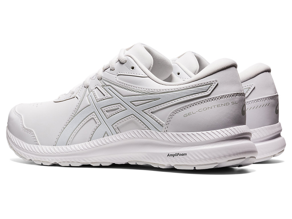 Sapatos de Caminhada Asics Gel-Contend Walker Masculino Branco Branco | 9738-IPSFW