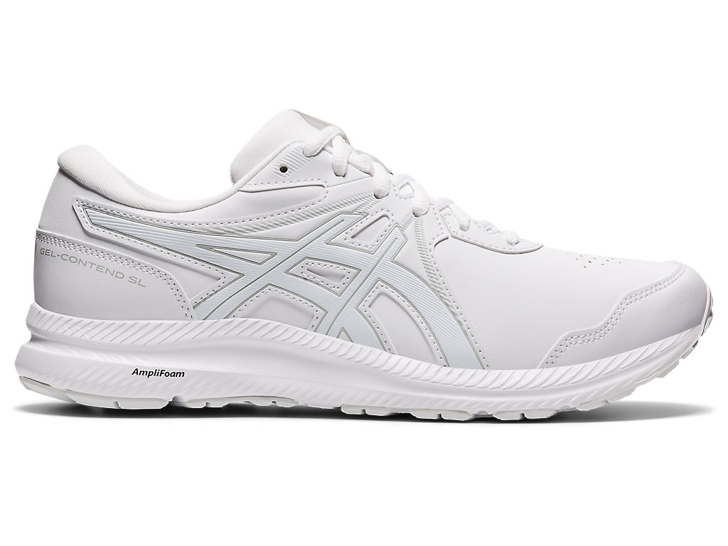 Sapatos de Caminhada Asics Gel-Contend Walker Masculino Branco Branco | 9738-IPSFW