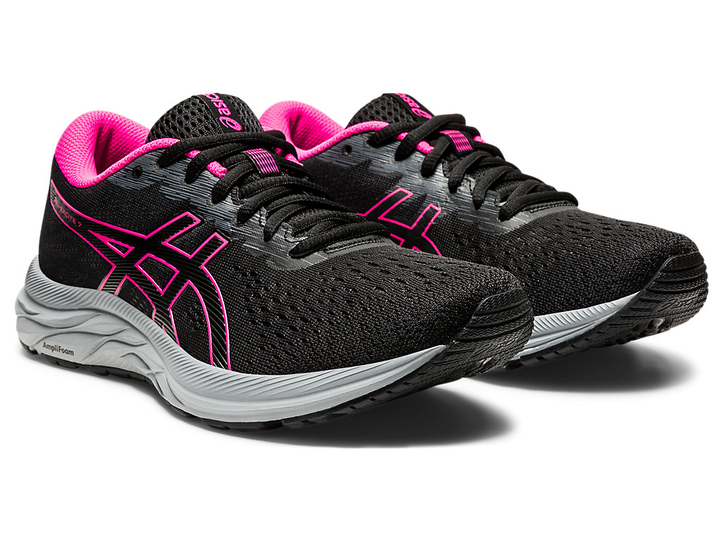 Sapatos de Caminhada Asics Gel-Excite 7 Feminino Pretas | 2187-NOHKL