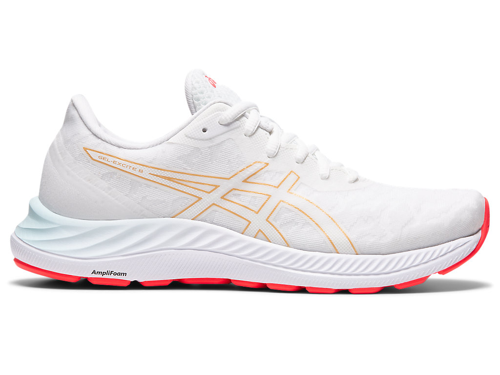 Sapatos de Caminhada Asics Gel-Excite 8 Feminino Branco | 0135-DROPL