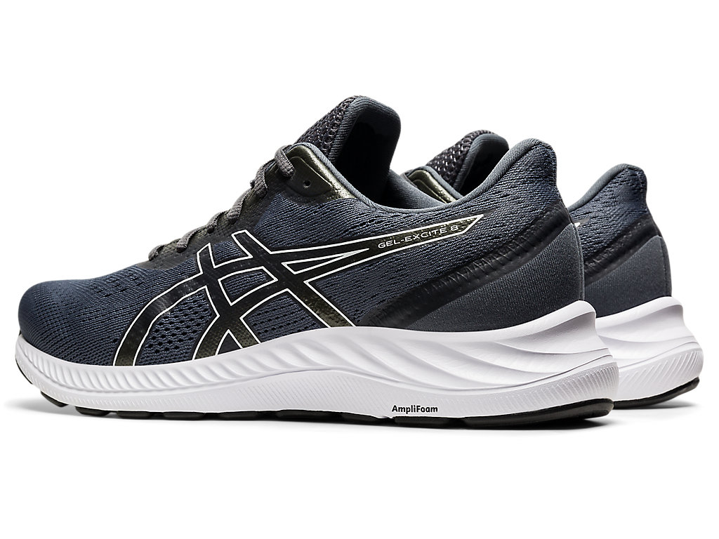 Sapatos de Caminhada Asics Gel-Excite 8 (4E) Masculino Cinzentas Branco | 2853-JFPEV