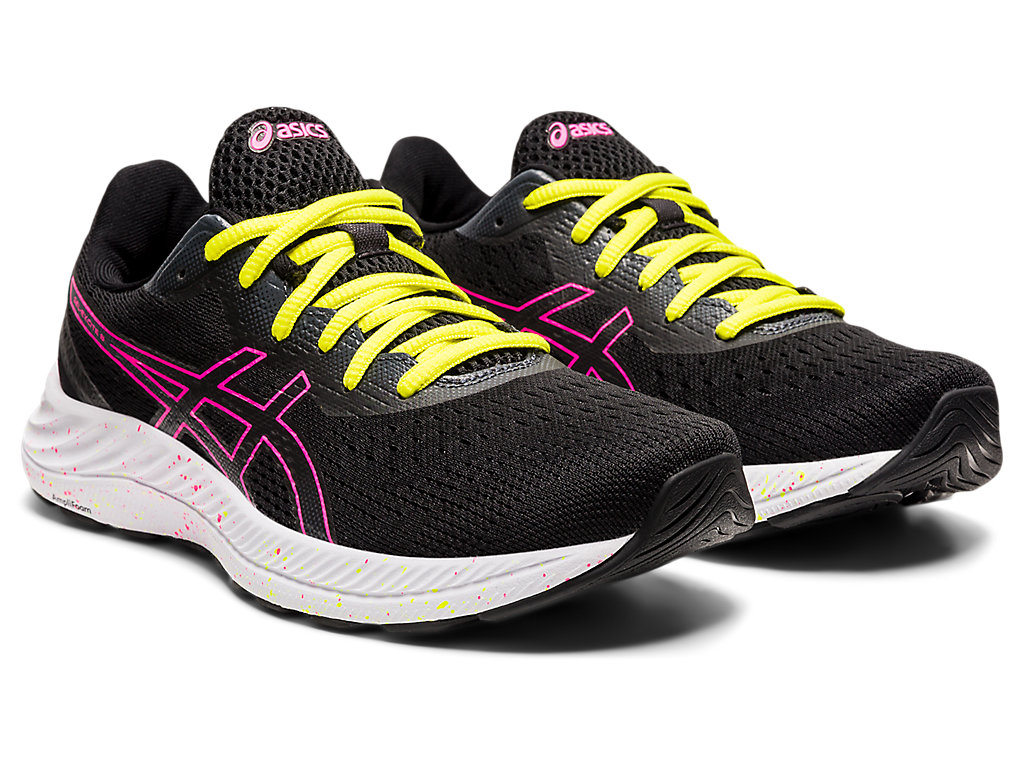 Sapatos de Caminhada Asics Gel-Excite 8 Feminino Pretas Rosa | 5739-WQZRM