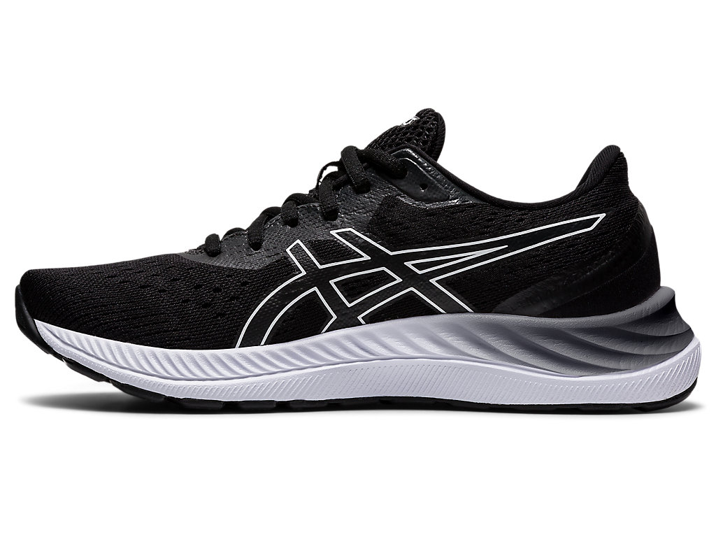 Sapatos de Caminhada Asics Gel-Excite 8 (D) Feminino Pretas Branco | 6450-JUFYO