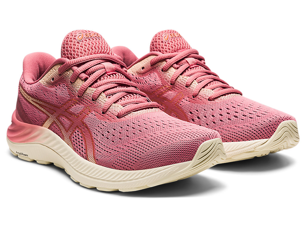 Sapatos de Caminhada Asics Gel-Excite 8 Feminino Rosa Marrom | 7168-SFTUB