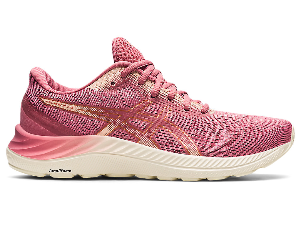 Sapatos de Caminhada Asics Gel-Excite 8 Feminino Rosa Marrom | 7168-SFTUB