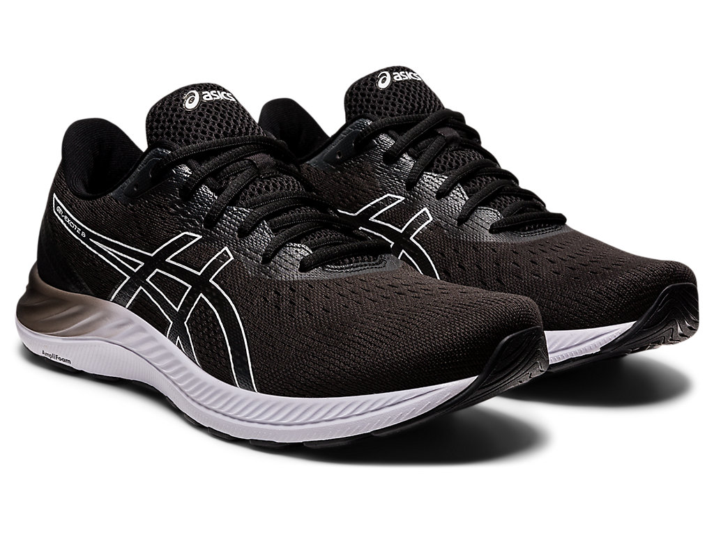 Sapatos de Caminhada Asics Gel-Excite 8 Masculino Pretas Branco | 8307-GBCSO