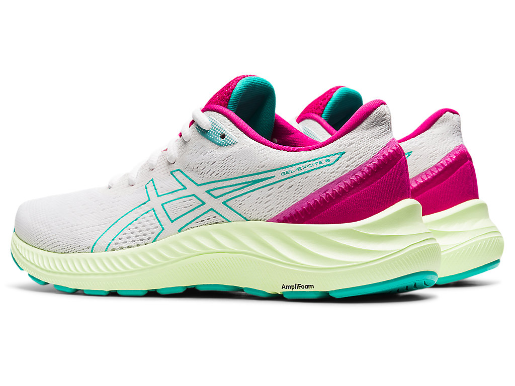 Sapatos de Caminhada Asics Gel-Excite 8 Feminino Branco | 9685-AOGWM