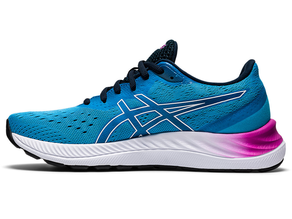 Sapatos de Caminhada Asics Gel-Excite 8 Feminino Luz Turquesa Branco | 9857-EKLFZ