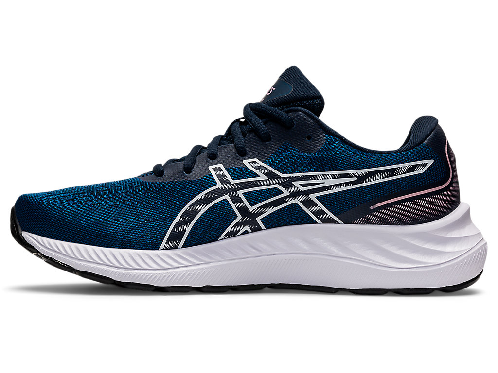 Sapatos de Caminhada Asics Gel-Excite 9 Largos Feminino Azuis Branco | 2045-QSJPM