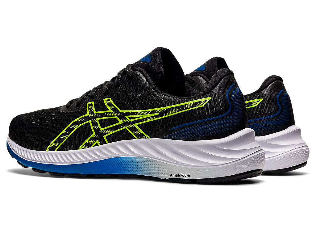 Sapatos de Caminhada Asics Gel-Excite 9 Masculino Pretas Verdes | 2879-IBGAX