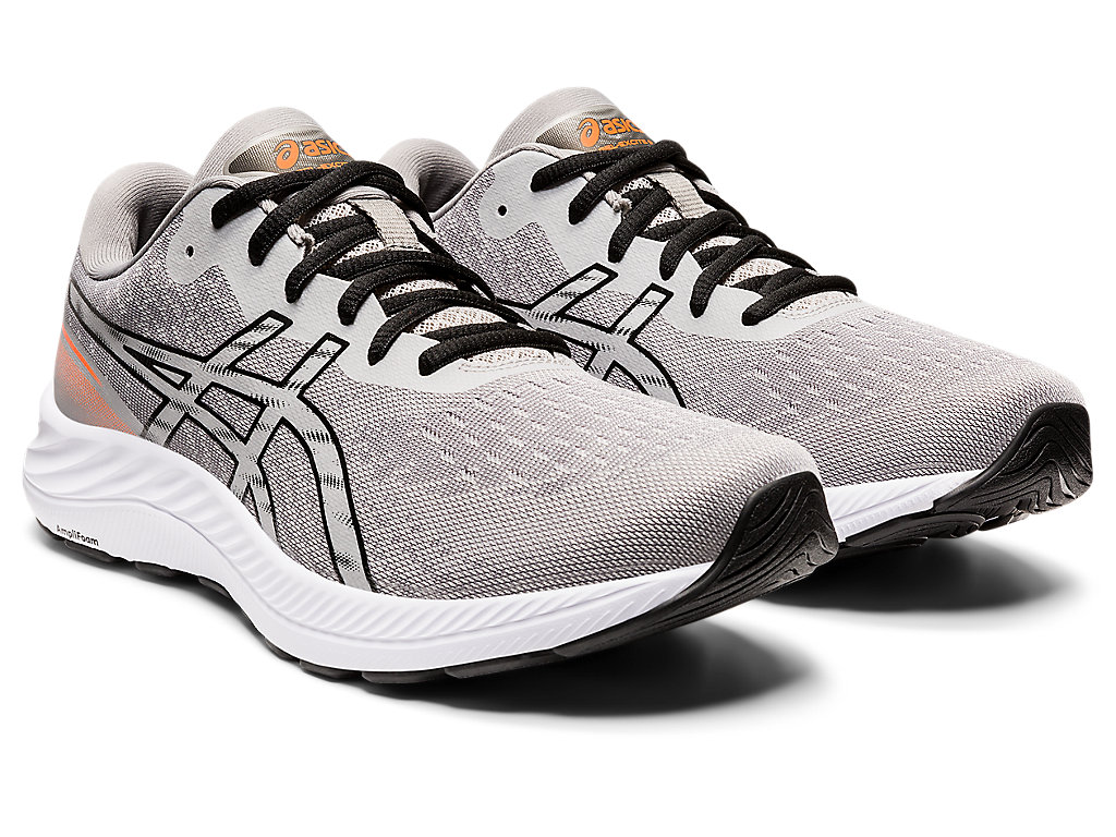 Sapatos de Caminhada Asics Gel-Excite 9 Extra Largos Masculino Cinzentas Pretas | 4895-DONHQ