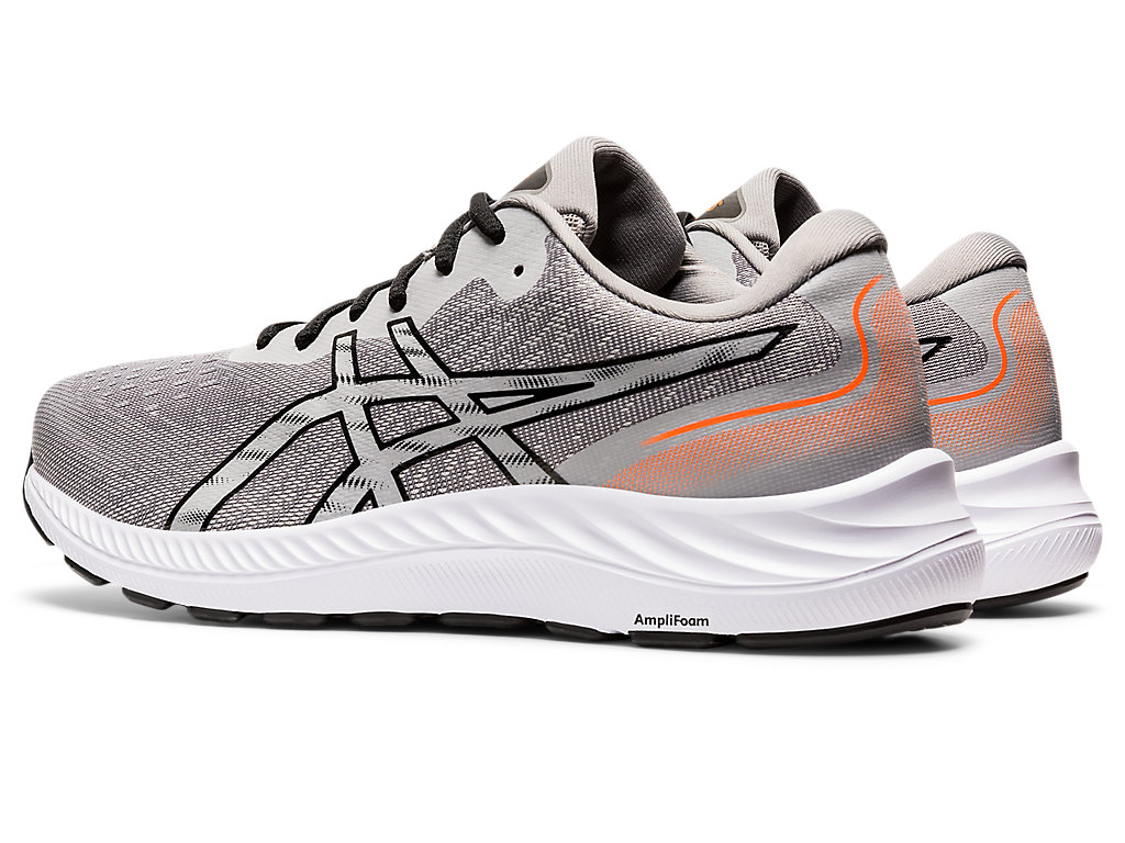 Sapatos de Caminhada Asics Gel-Excite 9 Extra Largos Masculino Cinzentas Pretas | 4895-DONHQ