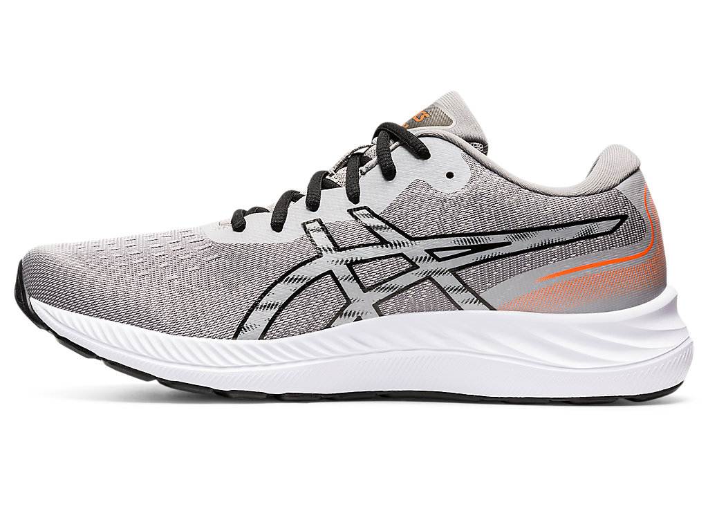 Sapatos de Caminhada Asics Gel-Excite 9 Extra Largos Masculino Cinzentas Pretas | 4895-DONHQ