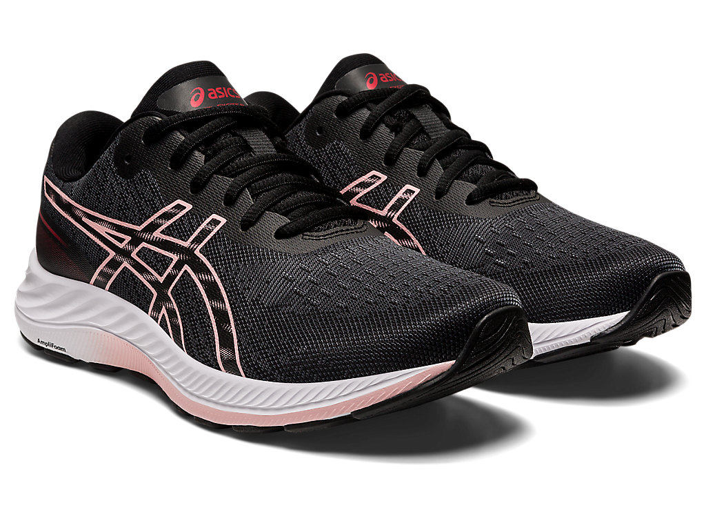 Sapatos de Caminhada Asics Gel-Excite 9 Feminino Pretas Rosa | 8156-IPENW