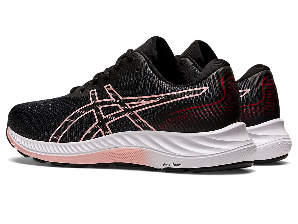 Sapatos de Caminhada Asics Gel-Excite 9 Feminino Pretas Rosa | 8156-IPENW