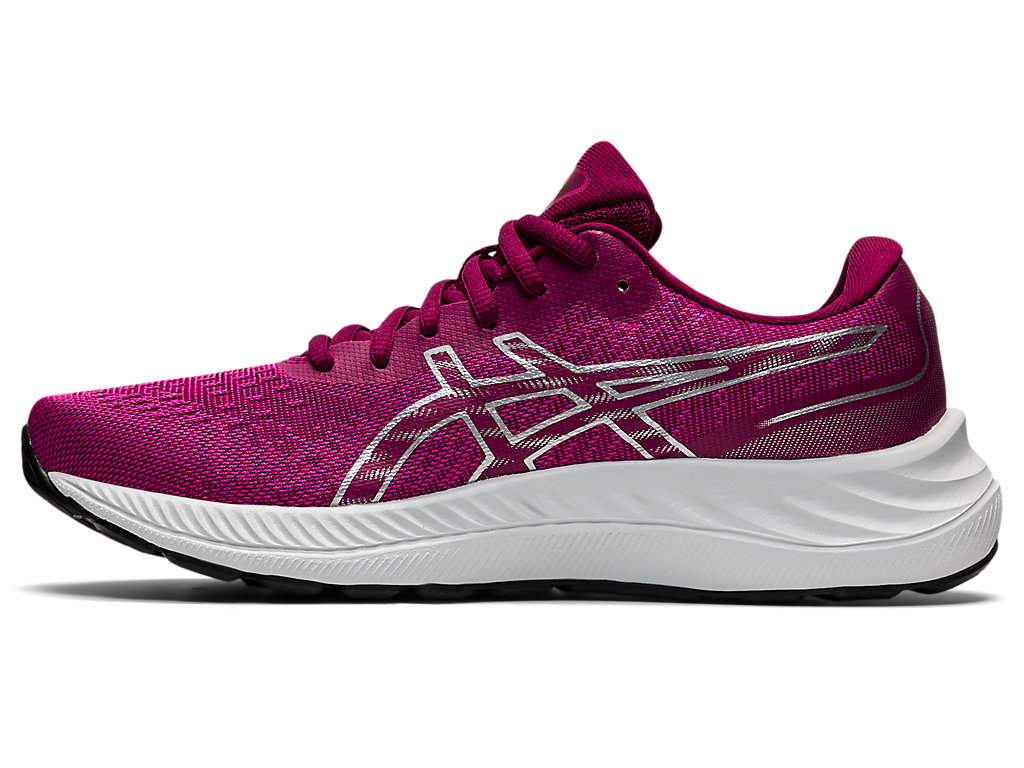 Sapatos de Caminhada Asics Gel-Excite 9 Feminino Fucsia Vermelhas Prateadas | 8309-COTLA