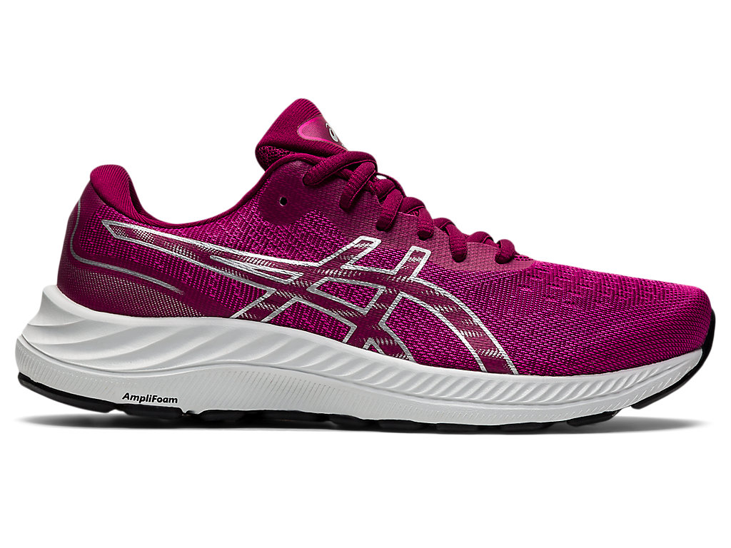 Sapatos de Caminhada Asics Gel-Excite 9 Feminino Fucsia Vermelhas Prateadas | 8309-COTLA