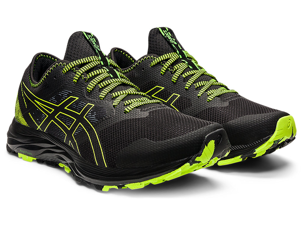 Sapatos de Caminhada Asics Gel-Excite Trilha Masculino Pretas Verdes | 6038-VWMGE