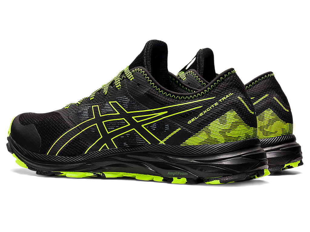 Sapatos de Caminhada Asics Gel-Excite Trilha Masculino Pretas Verdes | 6038-VWMGE