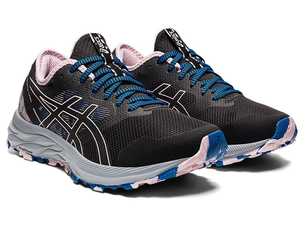 Sapatos de Caminhada Asics Gel-Excite Trilha Feminino Pretas Rosa | 6871-KVHZR