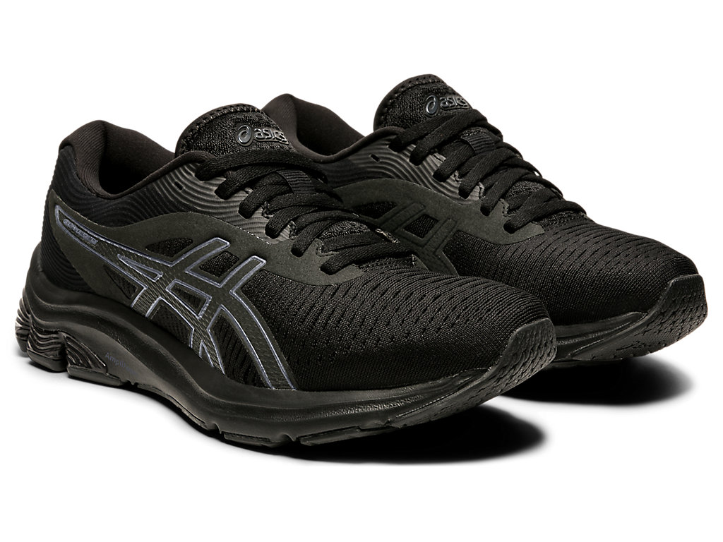 Sapatos de Caminhada Asics Gel-Pulse 12 Feminino Pretas Pretas | 4935-MWUFO