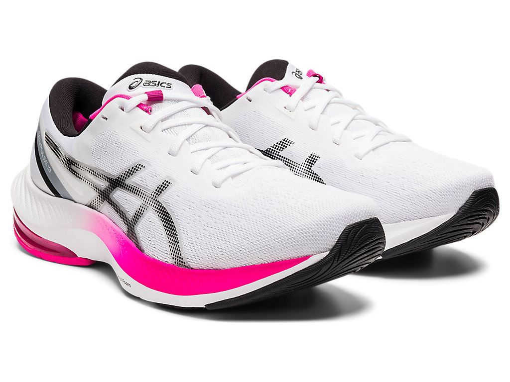 Sapatos de Caminhada Asics Gel-Pulse 13 Feminino Branco Pretas | 1628-HTMIE