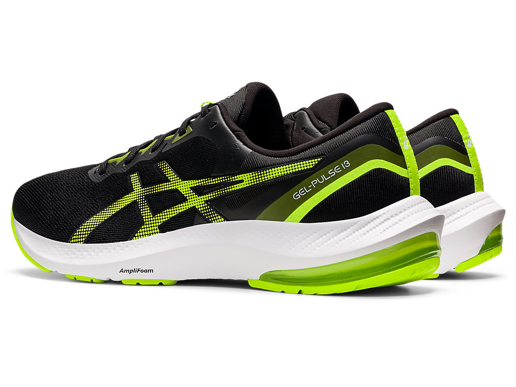 Sapatos de Caminhada Asics Gel-Pulse 13 Masculino Pretas Verdes | 2317-LGZOC