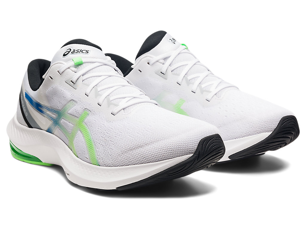 Sapatos de Caminhada Asics Gel-Pulse 13 Masculino Branco Luz Verdes | 3508-EZPUF