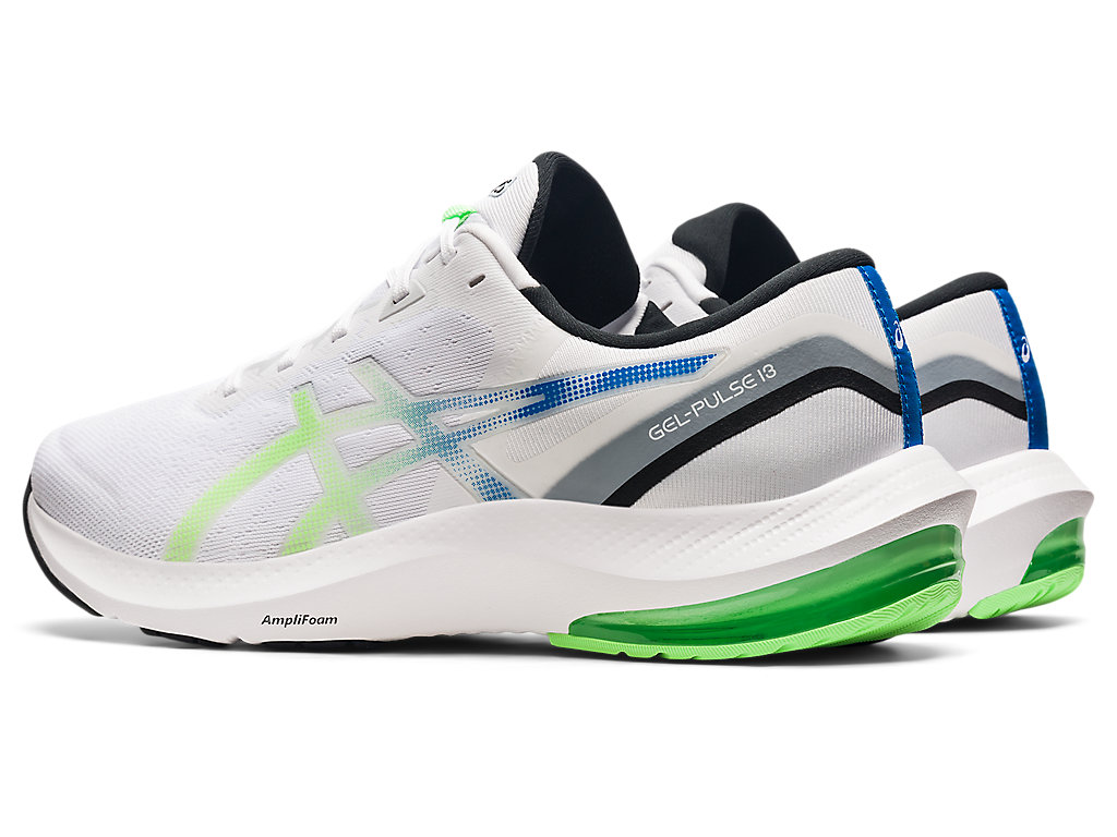 Sapatos de Caminhada Asics Gel-Pulse 13 Masculino Branco Luz Verdes | 3508-EZPUF