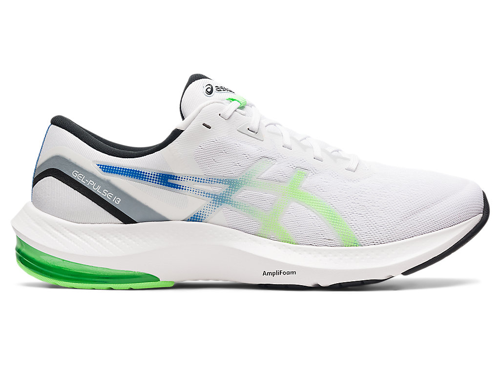 Sapatos de Caminhada Asics Gel-Pulse 13 Masculino Branco Luz Verdes | 3508-EZPUF