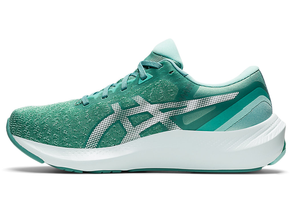 Sapatos de Caminhada Asics Gel-Pulse 13 Feminino Verde Oliva Branco | 3678-WVJUB