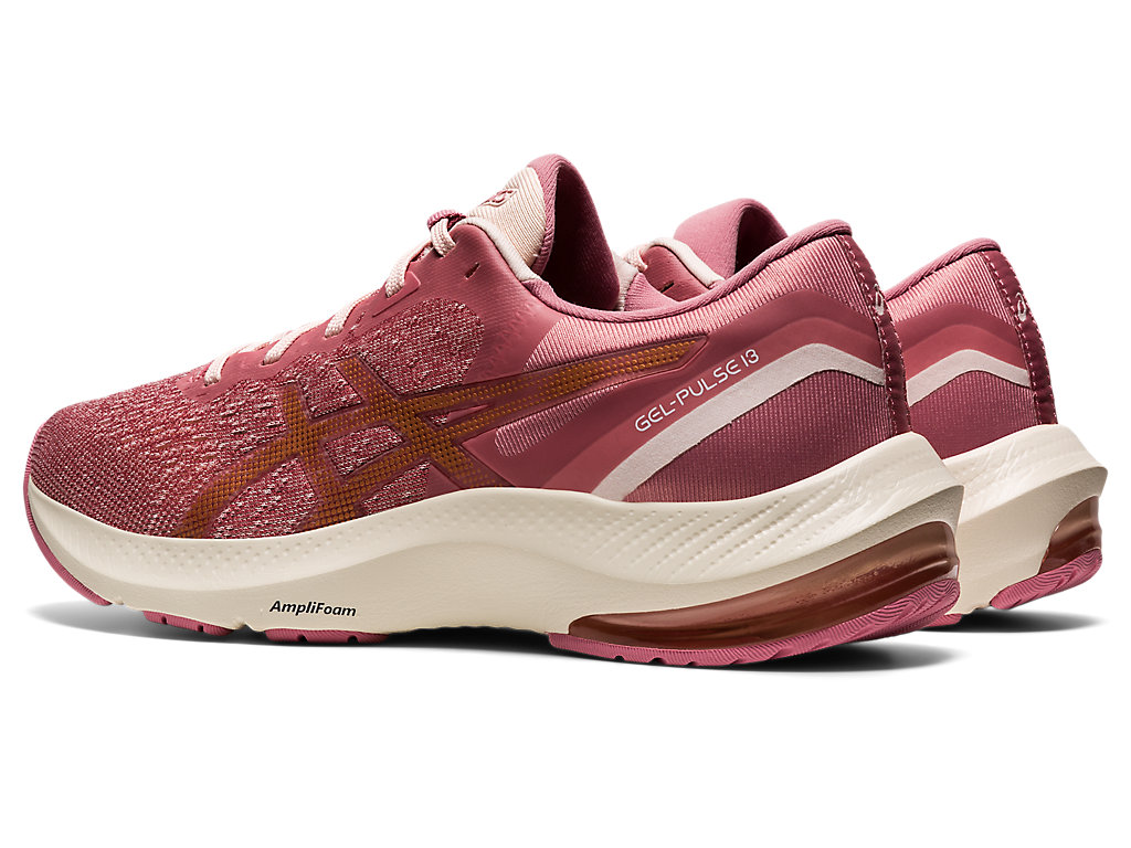 Sapatos de Caminhada Asics Gel-Pulse 13 Feminino Rosa Marrom | 6251-BEFOS