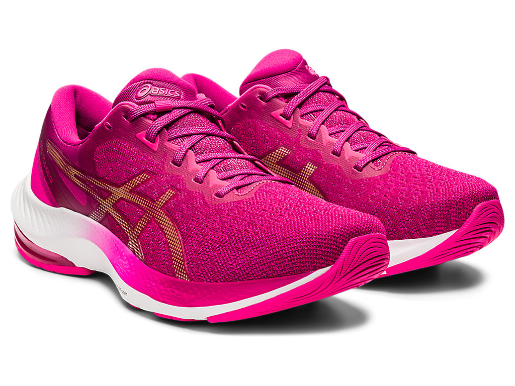 Sapatos de Caminhada Asics Gel-Pulse 13 Feminino Fucsia Vermelhas | 7095-DIZSA