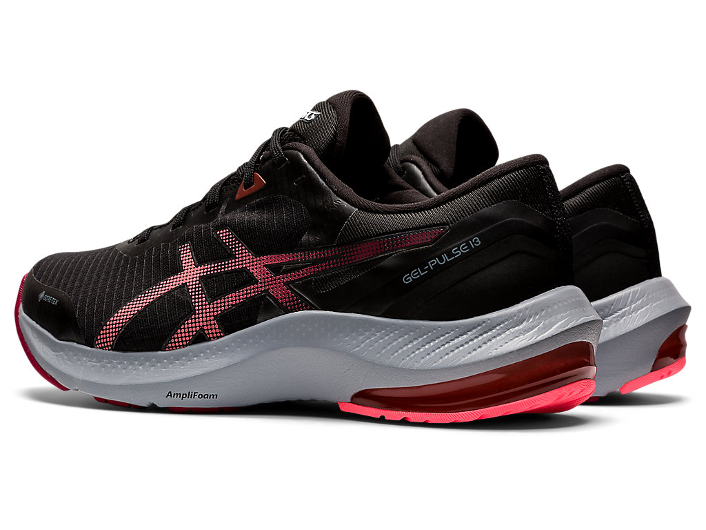 Sapatos de Caminhada Asics Gel-Pulse 13 G-Tx Feminino Pretas Coral | 7350-UVPMF