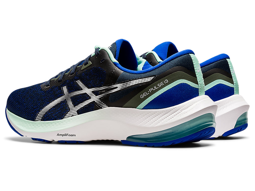 Sapatos de Caminhada Asics Gel-Pulse 13 Feminino Azuis Branco | 7502-OJLTK