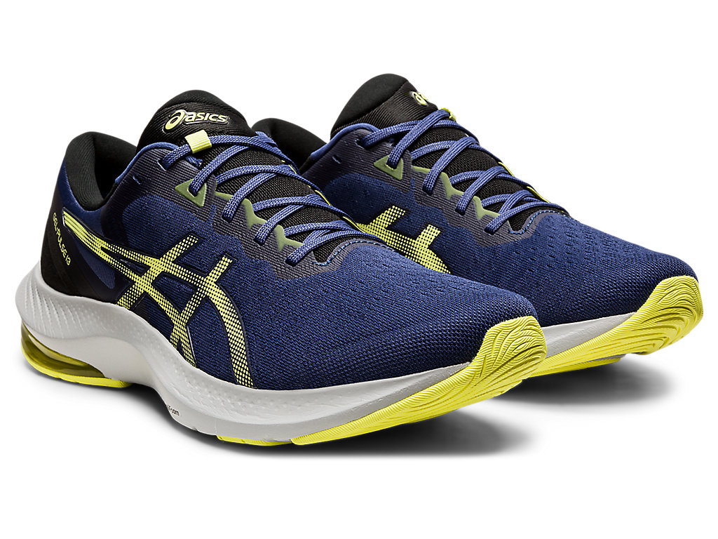 Sapatos de Caminhada Asics Gel-Pulse 13 Masculino Azuis Amarelas | 8314-WIHXR