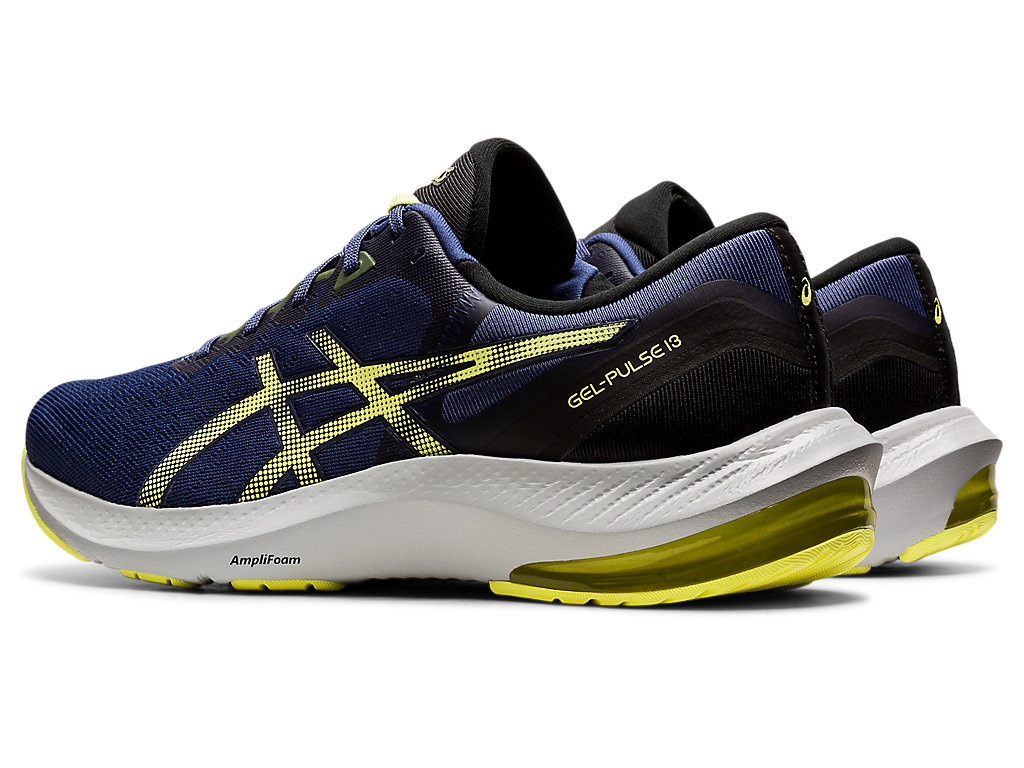 Sapatos de Caminhada Asics Gel-Pulse 13 Masculino Azuis Amarelas | 8314-WIHXR