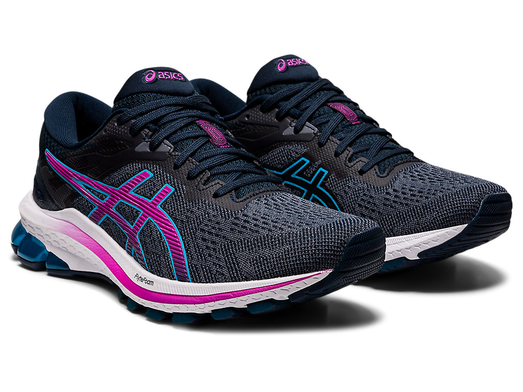 Sapatos de Caminhada Asics Gt-1000 10 (D) Feminino Azuis Roxo | 4037-WEUTJ