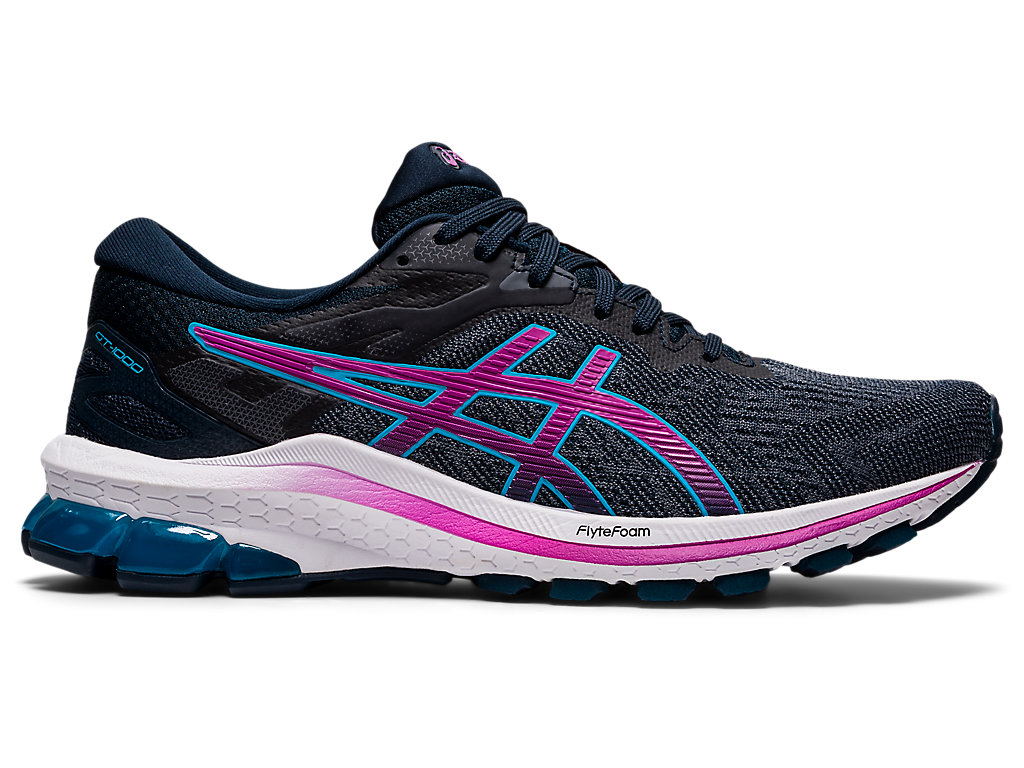 Sapatos de Caminhada Asics Gt-1000 10 (D) Feminino Azuis Roxo | 4037-WEUTJ