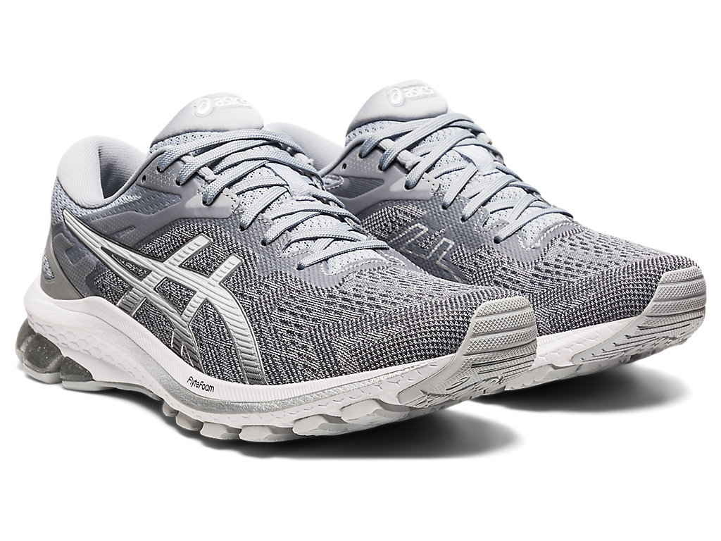 Sapatos de Caminhada Asics Gt-1000 10 Feminino Cinzentas Prateadas | 2089-VTHFW