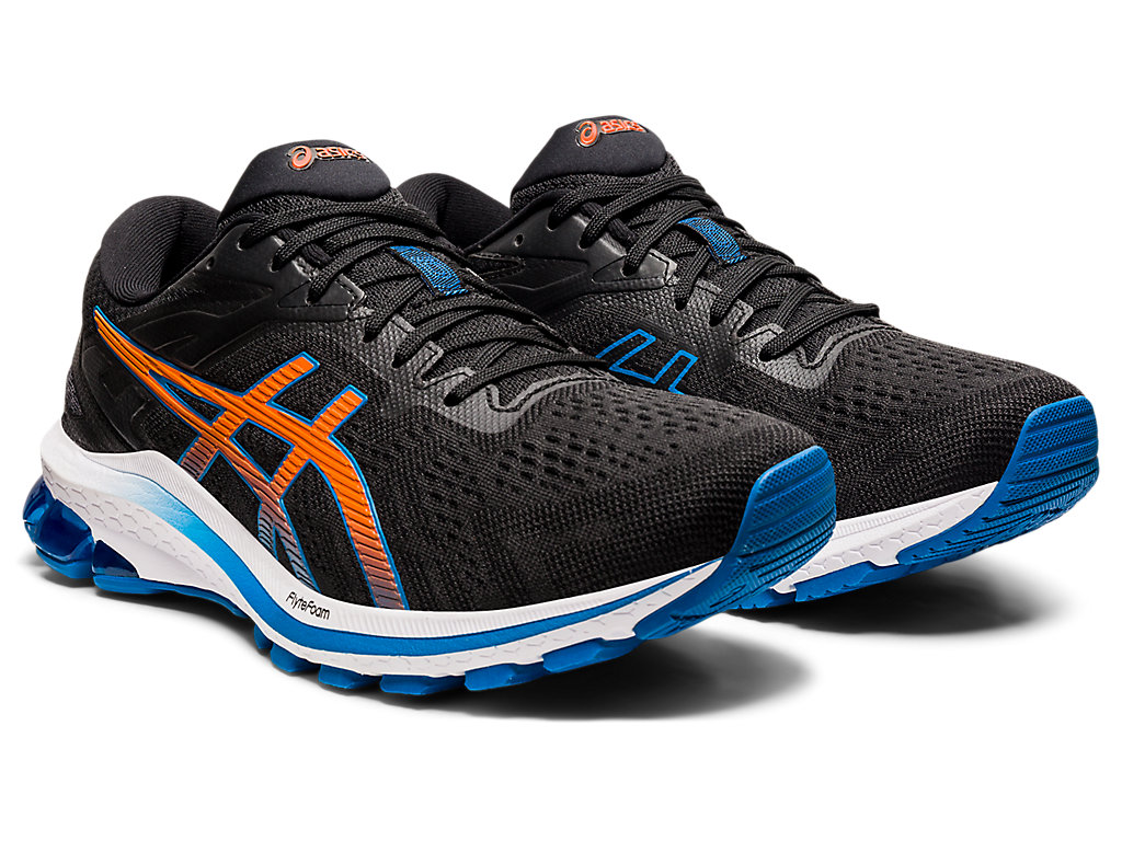 Sapatos de Caminhada Asics Gt-1000 10 Masculino Pretas Azuis | 6570-ERKMS