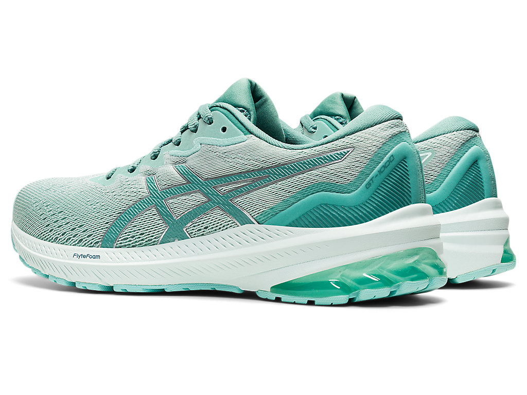 Sapatos de Caminhada Asics Gt-1000 11 Feminino Verde Oliva | 3971-UVCTZ