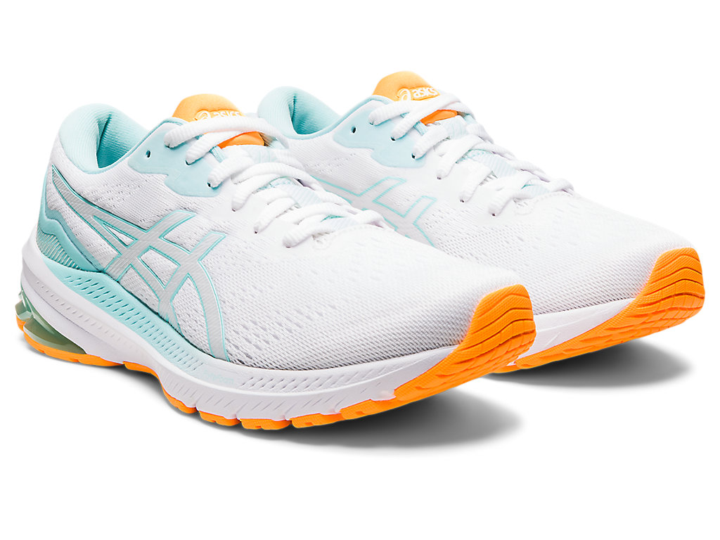 Sapatos de Caminhada Asics Gt-1000 11 Feminino Branco Azuis | 6489-LSAYE