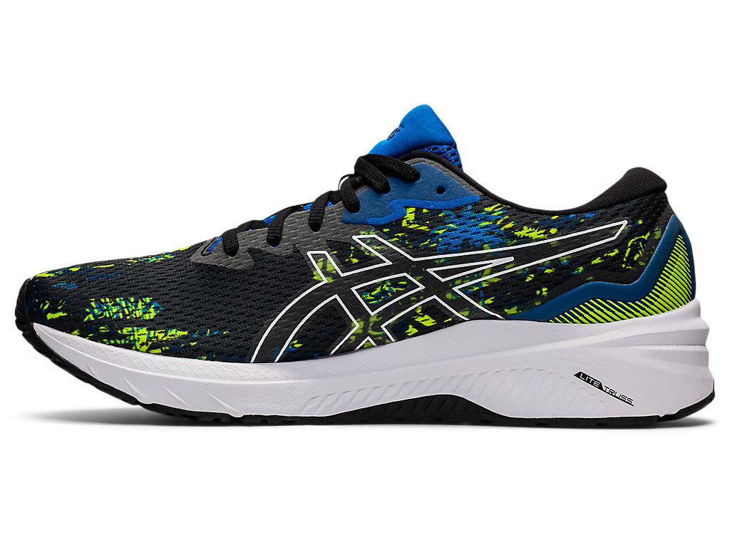 Sapatos de Caminhada Asics Gt-1000 11 Masculino Pretas Azuis | 0914-ELSDP