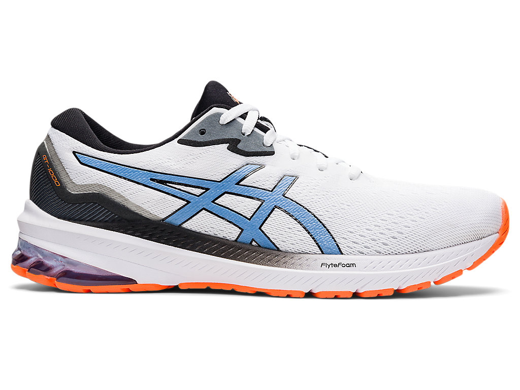 Sapatos de Caminhada Asics Gt-1000 11 Masculino Branco Azuis | 7392-YDSHB