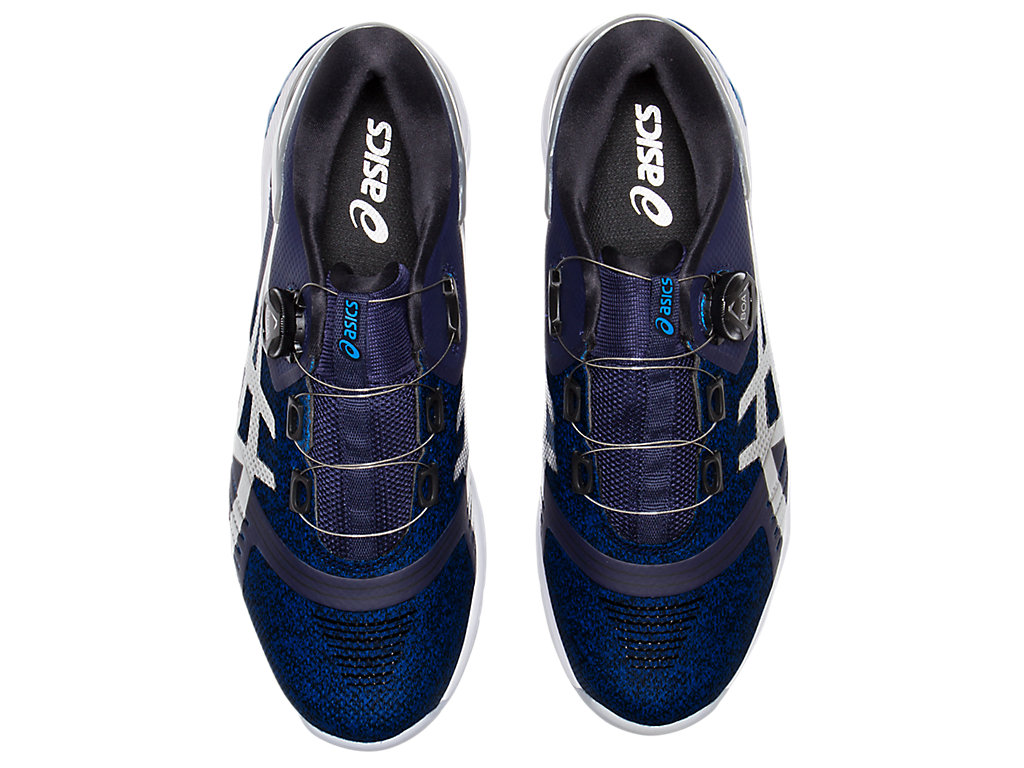 Sapatos de Golfe Asics Gel-Course Duo Boa Masculino Azul Marinho Prateadas | 7819-ANBUC